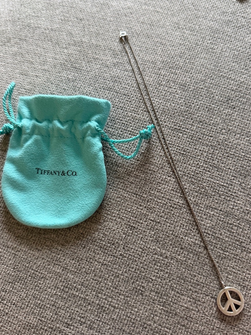 Tiffany’s Peace Sign Necklace